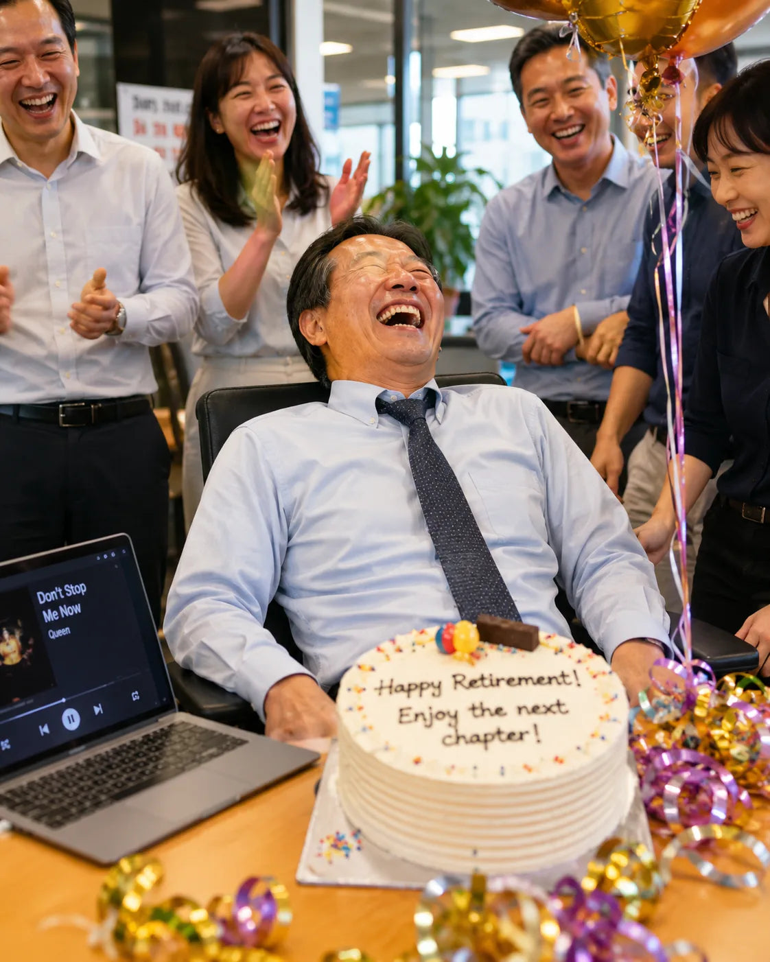 Office retirement roast moment