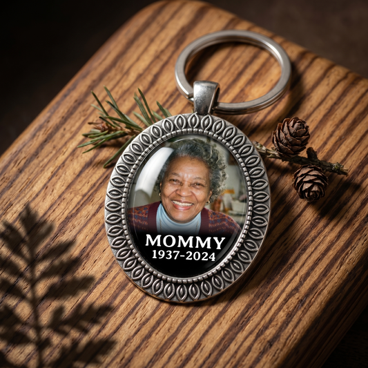 Memorial Photo Keychain