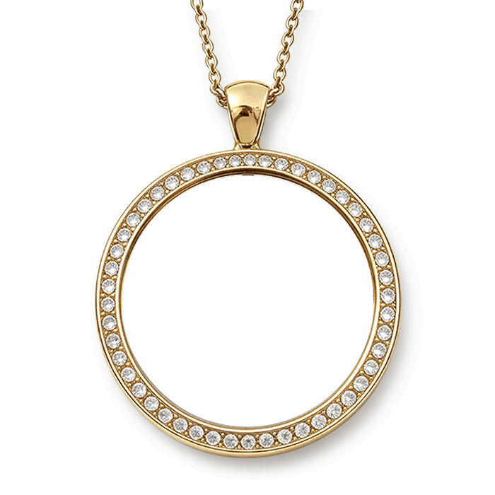 Personalized Photo Necklace With Memorial Years and Quotes