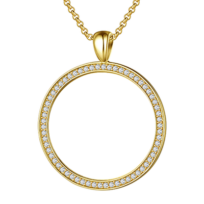 Personalized Photo Necklace With Memorial Years and Quotes