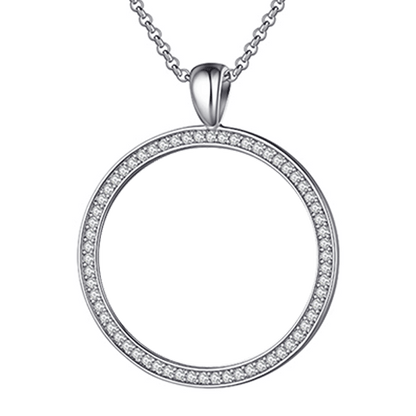 Personalized Photo Necklace With Memorial Years and Quotes