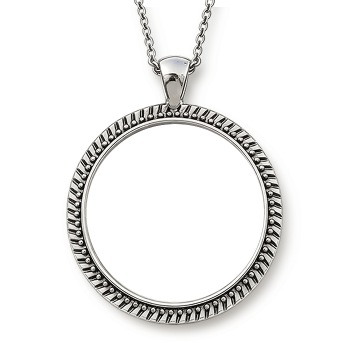 Personalized Photo Necklace With Memorial Years and Quotes