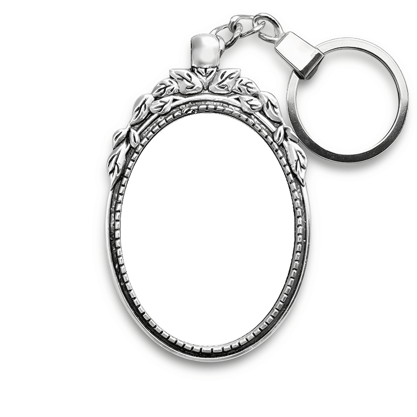 Personalized Photo Keychain With Memorial Years and Quotes