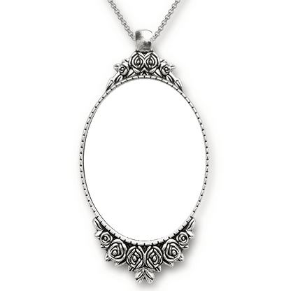 Personalized Photo Necklace With Memorial Years and Quotes