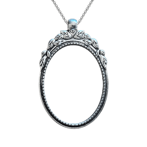 Personalized Photo Necklace With Memorial Years and Quotes