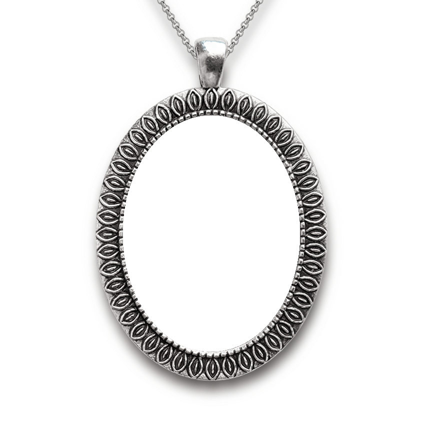 Personalized Photo Necklace With Memorial Years and Quotes